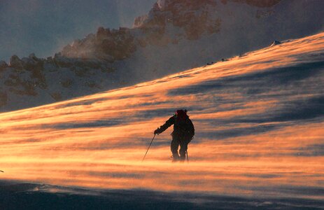 Alone loneliness mountaineer photo