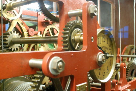 Clockwork at St. Michaelis church, Hamburg photo