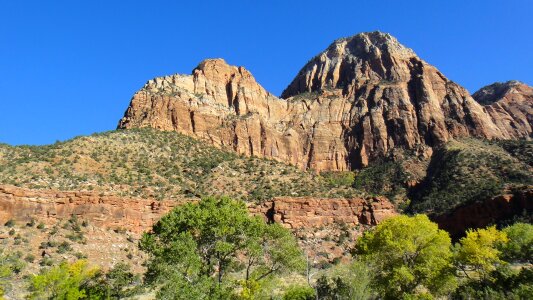 Utah stone formations scenery photo