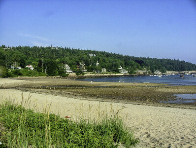 Seal Harbor landscape in Acadia National Park, Maine photo