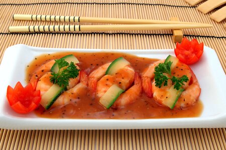 Animal appetizer asparagus