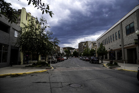 Storm clouds over Helena