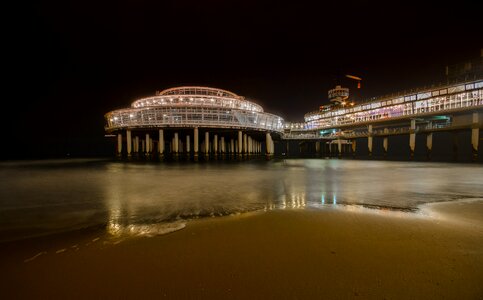 Sand night netherlands photo