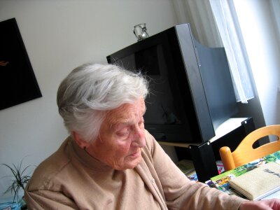 Old age alzheimer's photo