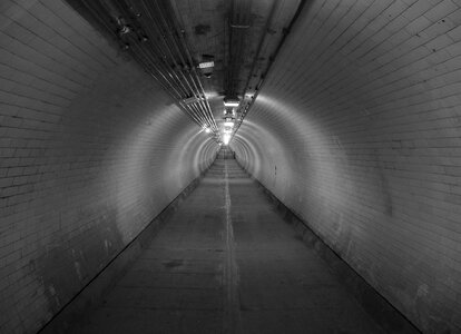Subway underpass footpath