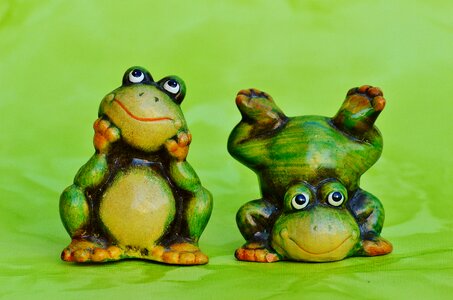 Funny green animal