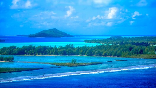 French polynesia turquoise photo