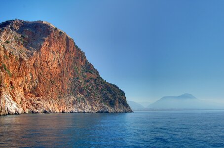 Nature mountain cliff photo