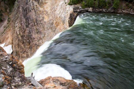 The Upper Falls in the Grand Canyon of the Yellowstone photo