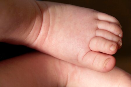 Baby child foot photo