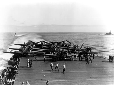 Devastators on the USS Enterprise in World War II, Battle of Midway photo