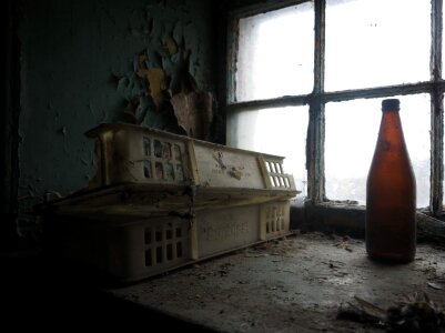 Abandoned bottle food photo