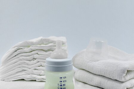 Baby canvas diaper photo