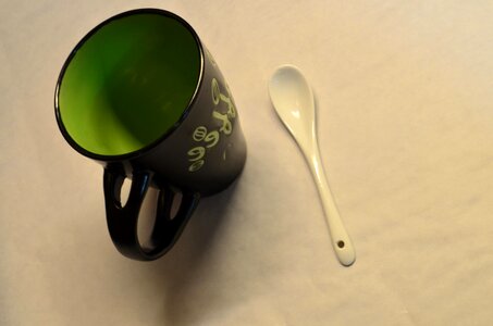 Black ceramics cup photo