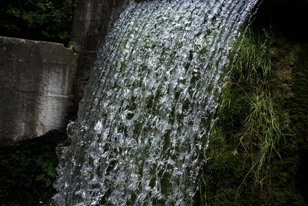 Snapshot of falling water