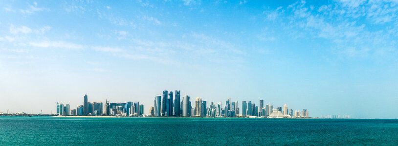 Skyline of Doha, Qatar photo