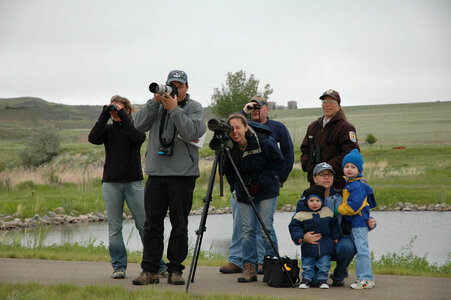 Birding group photo