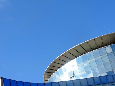 Blue blue sky perspective