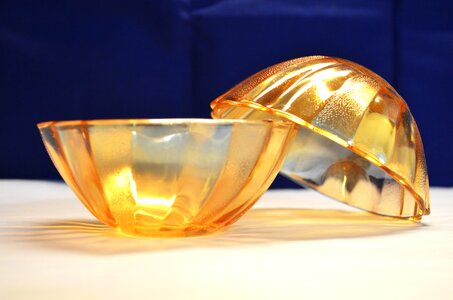 Bowl crystal glass photo