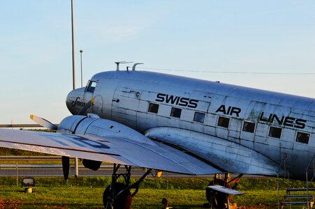 Old aircraft munich airport exhibition