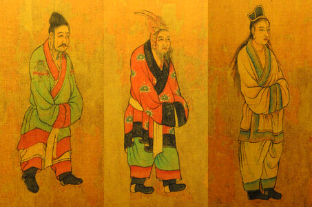 7th century Tang dynasty Drawing of Envoys from South Korea