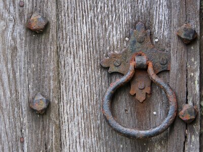 Doorknob entrance antique photo