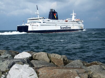Warnemünde ship water