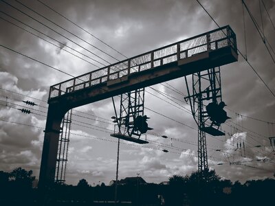 Gloomy current power line