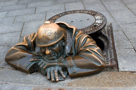 Slovakia funny bronze