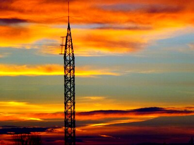 Pole sky in the evening