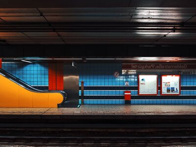 Interior railway railway station