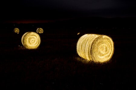 Bale crop farm photo