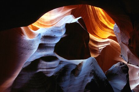 Brightness canyon cave