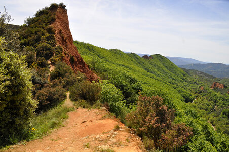 Las Medulas landscape in Spain photo