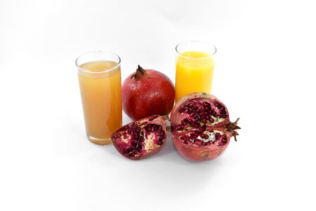 Breakfast pomegranate vegan