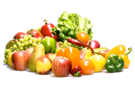 vegetables and fruits