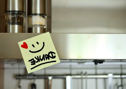 Kitchen label metal