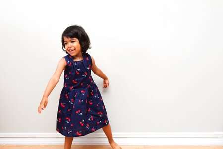 Toddler Cherry Dress photo