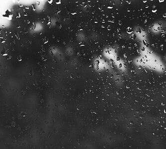 Rain drip window photo