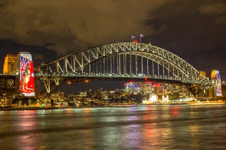 Circularquay harbourbridge nightshot photo