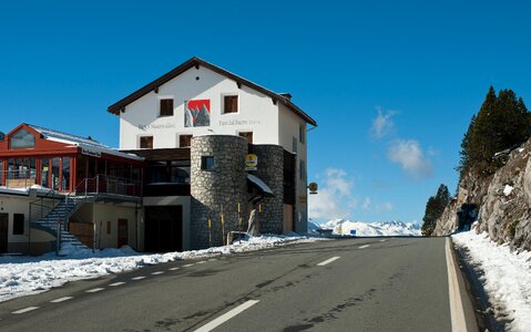 Buildings restaurant hotel