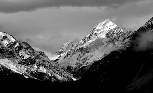 Tall Winter Mountains photo