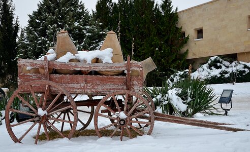 Outside snow winter