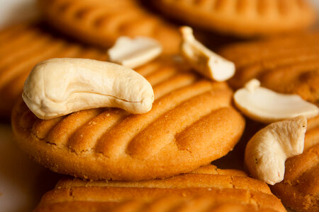 Biscuits Cookies Cashews photo
