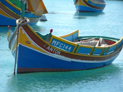 Marsaxlokk fishing boat boat photo