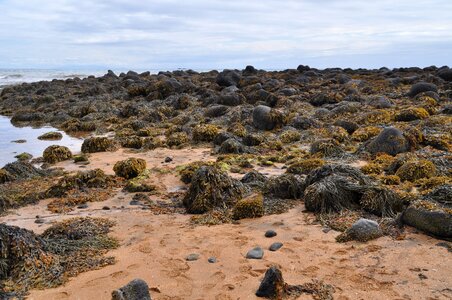 Rock black stone erosion
