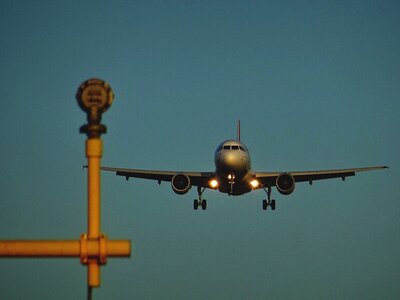 Airplane Landing Airport photo