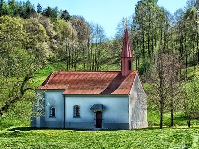 Church chapel field photo