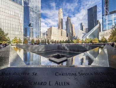 Ground Zero Memorial, New York City, USA photo