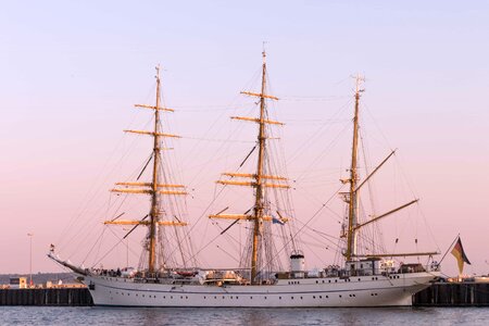 Boat frigate mast photo